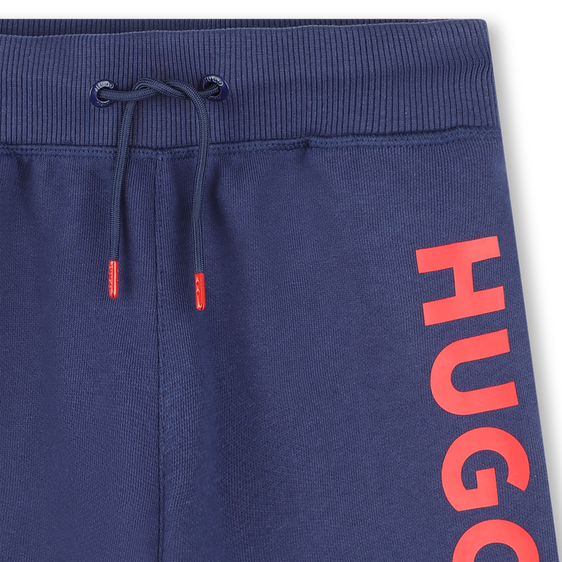 Fleece Bermuda running shorts HUGO 
                    BOY