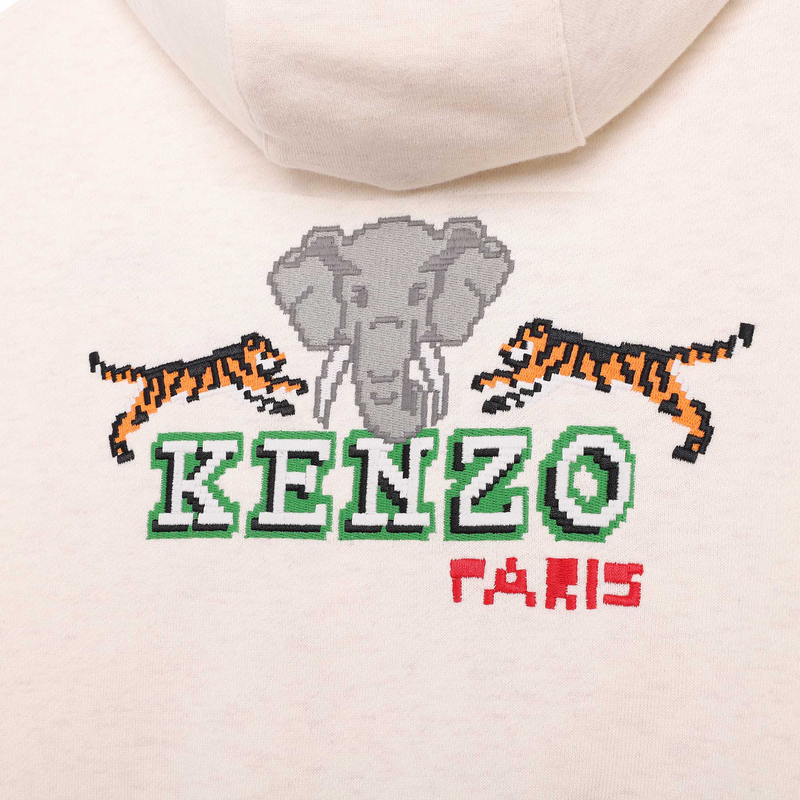 KENZO KIDS Fleece zip up hoodie