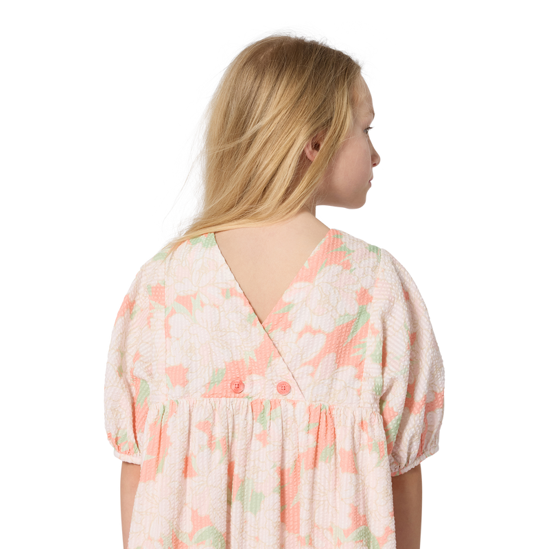 Balloon Sleeve Dress KENZO KIDS 
                        GIRL