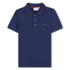 Short-sleeved piqu&eacute; polo shirt HUGO 
                    BOY