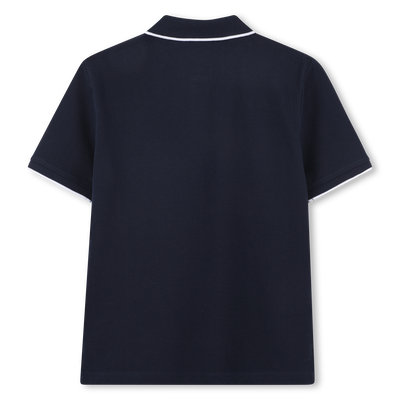 Straight cotton polo shirt BOSS BOY