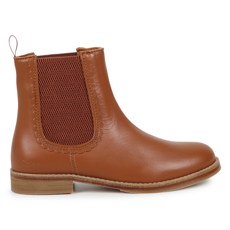 Leather Ankle Boots CHLOE 
                    GIRL