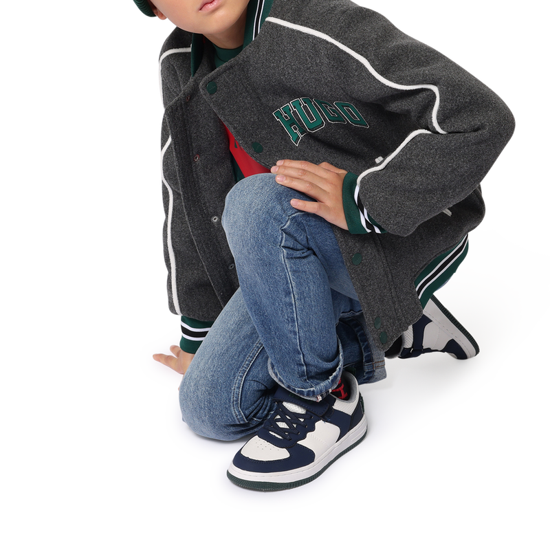 Straight-Cut Cotton Jeans HUGO 
                        BOY