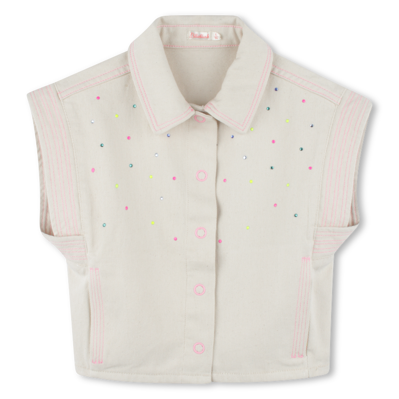 Short-sleeved cotton jacket BILLIEBLUSH 
                        GIRL