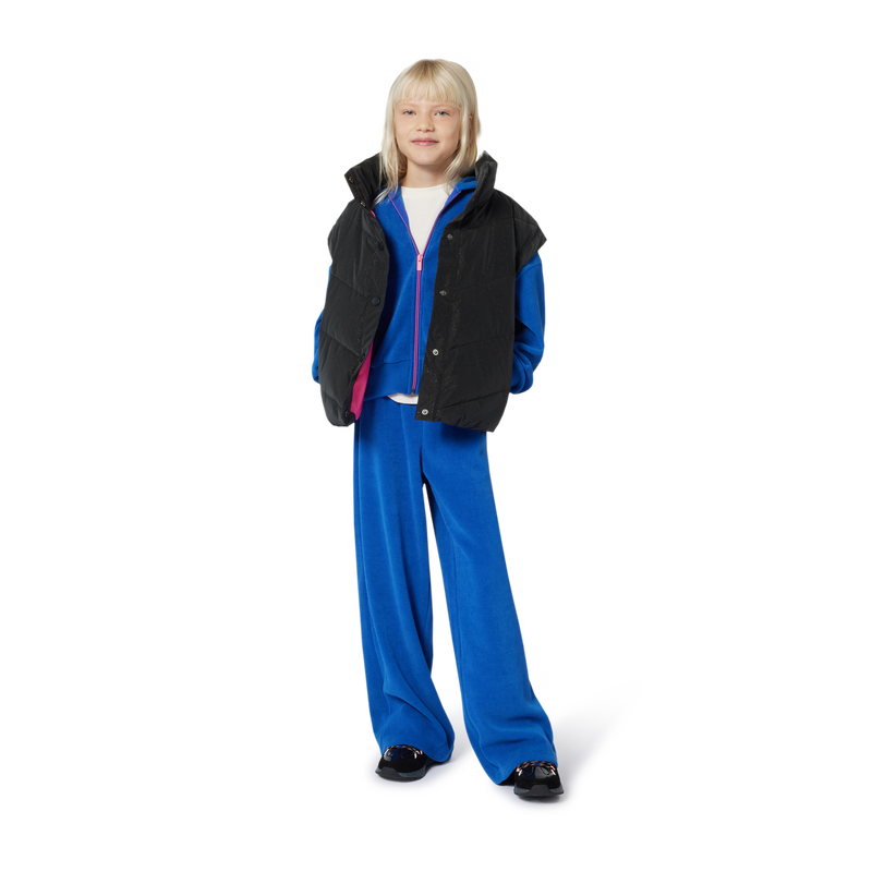 Sleeveless glitter down jacket BILLIEBLUSH 
                        GIRL