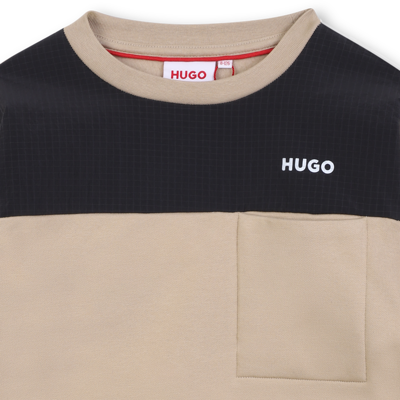 Round neck sweatshirt HUGO 
                    BOY