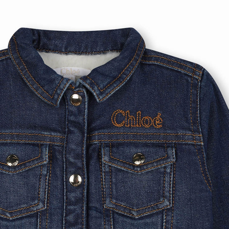 Faux fur lined jean jacket online
