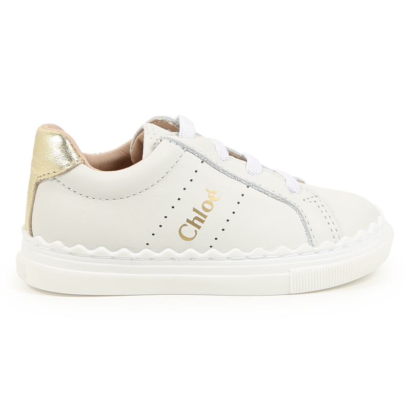 Lace-Up Leather Sneakers CHLOE 
                    GIRL