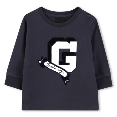 T-shirt with snap closure GIVENCHY BOY