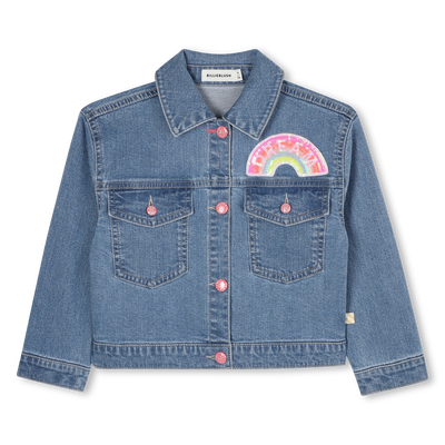 Denim jacket with pockets BILLIEBLUSH GIRL