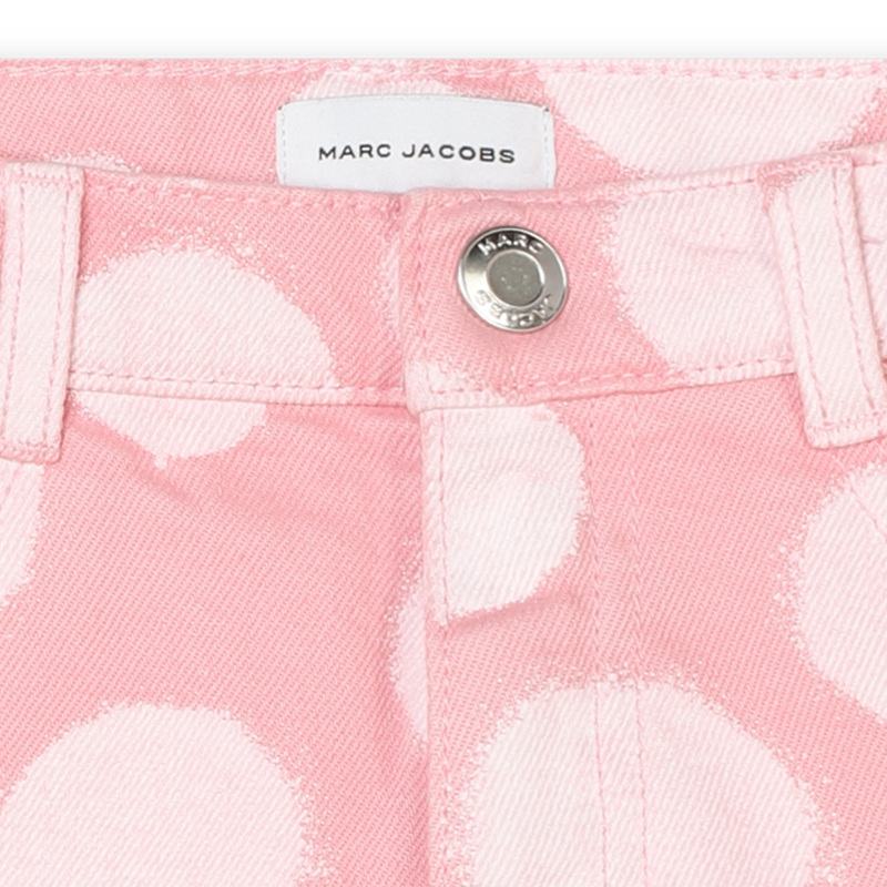 Polka Dot Cotton Serge Shorts