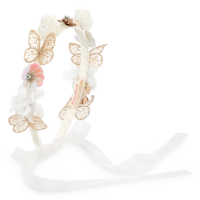 Flower and butterfly headband BILLIEBLUSH GIRL