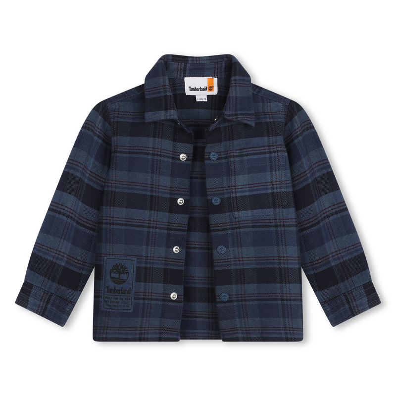 Checked Twill Shirt TIMBERLAND 
                        BOY