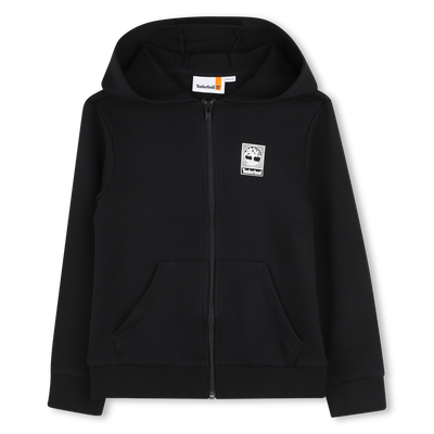 Fleece hooded cardigan TIMBERLAND BOY