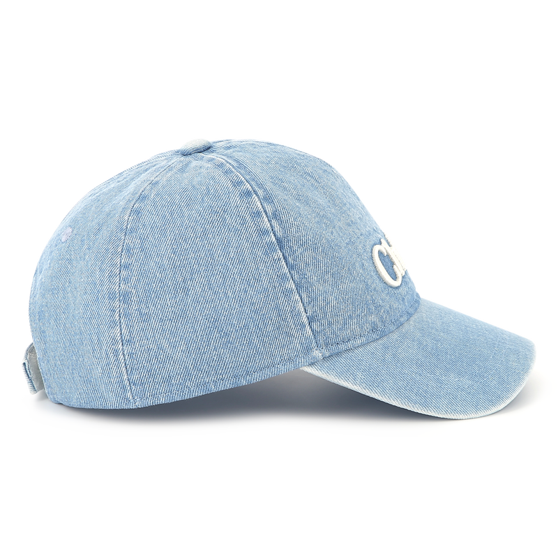 Embroidered denim baseball cap CHLOE 
                    GIRL