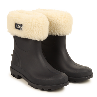Fleece-Topped Rain Boots CHLOE GIRL
