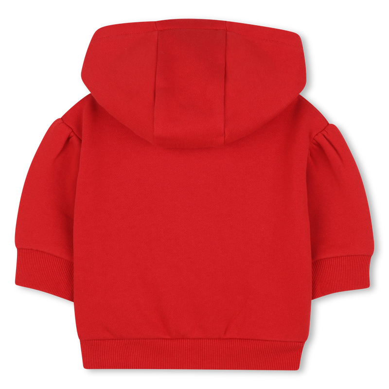 Fleece jogging cardigan KENZO KIDS 
                    GIRL