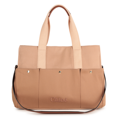 Bi-material diaper bag CHLOE GIRL