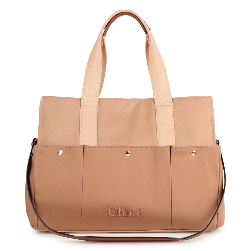 Bi-material diaper bag CHLOE 
                    GIRL
