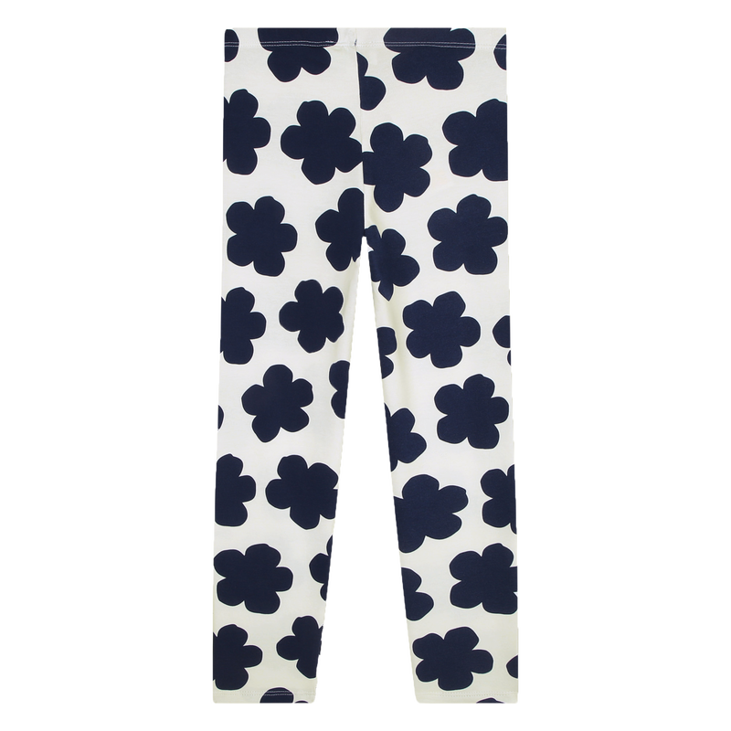 Printed cotton leggings KENZO KIDS 
                    GIRL
