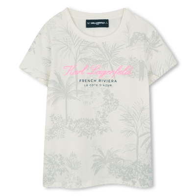 Short-Sleeved T-Shirt KARL LAGERFELD KIDS GIRL