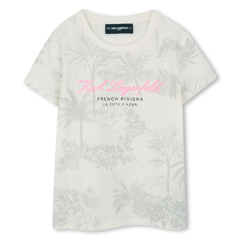 Short-Sleeved T-Shirt KARL LAGERFELD KIDS 
                        GIRL