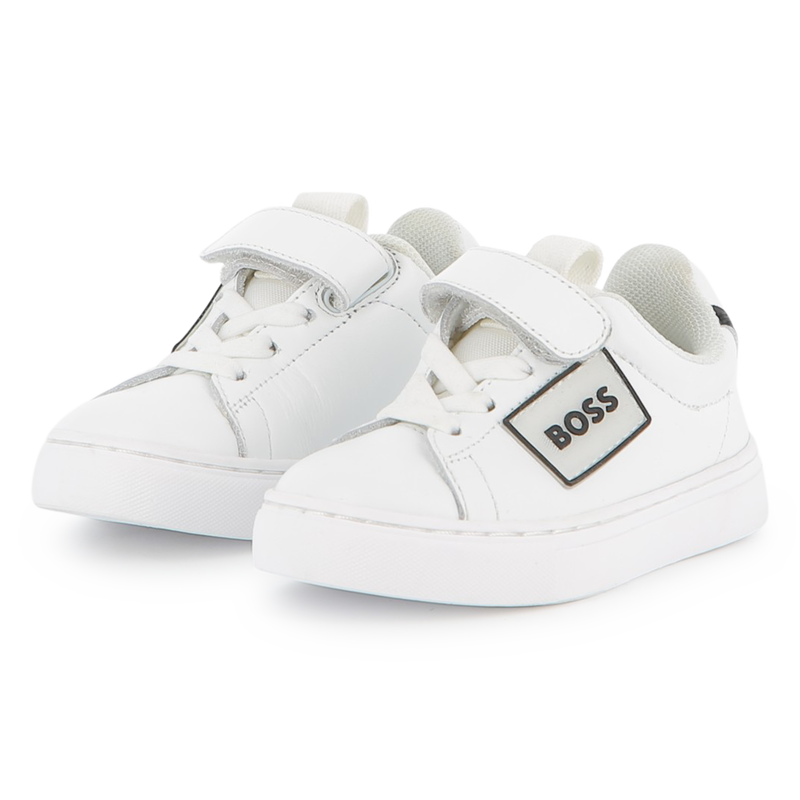 Cowhide leather sneakers BOSS 
                    BOY