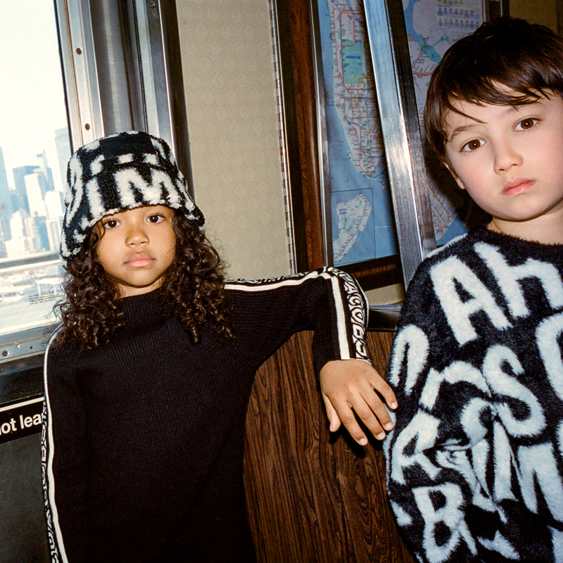 Cotton & Wool Sweater Dress MARC JACOBS 
                        GIRL