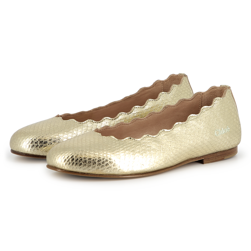 Leather ballet flats CHLOE 
                    GIRL