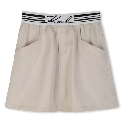 Elastic Waist Skirt KARL LAGERFELD KIDS GIRL