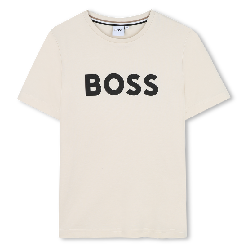 Short-Sleeved Cotton T-Shirt BOSS 
                        BOY
