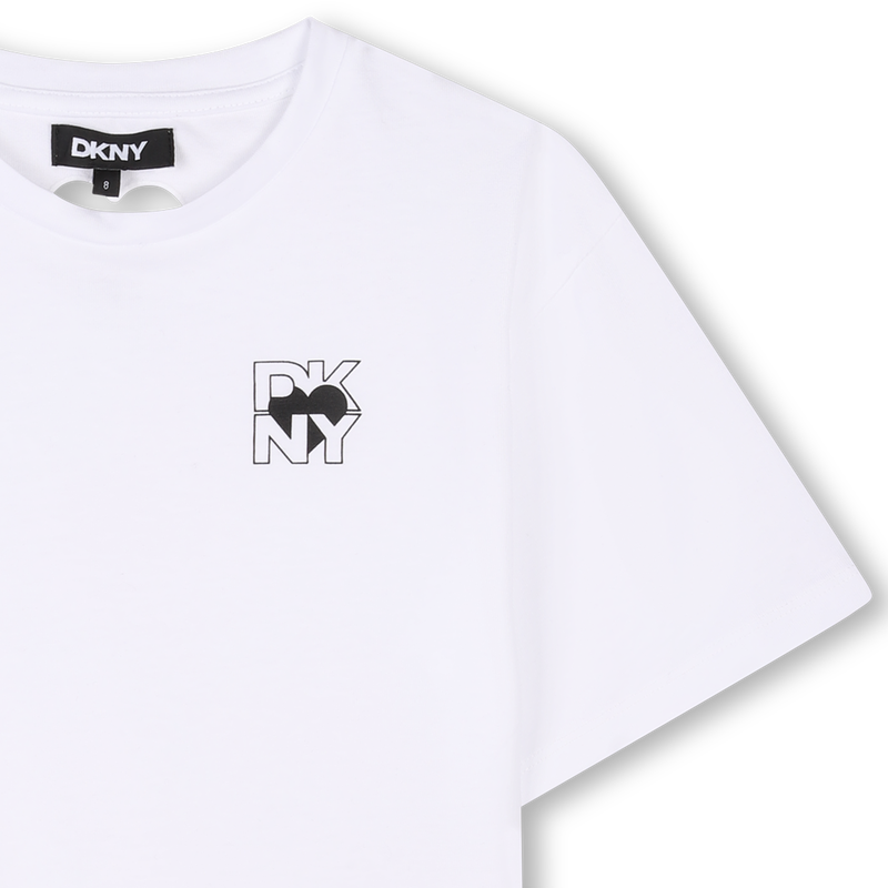 Short-sleeved cotton T-shirt DKNY 
                    GIRL