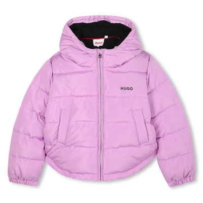 Hooded down jacket HUGO GIRL