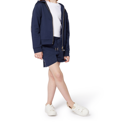 Embroidered cotton T-shirt MICHAEL KORS GIRL