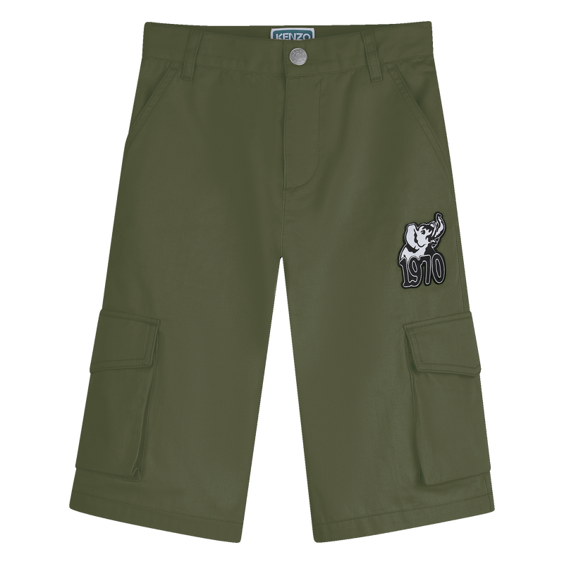 Patch Pocket Bermudas KENZO KIDS 
                        BOY
