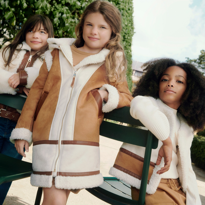 Shearling-Style Coat CHLOE 
                    GIRL