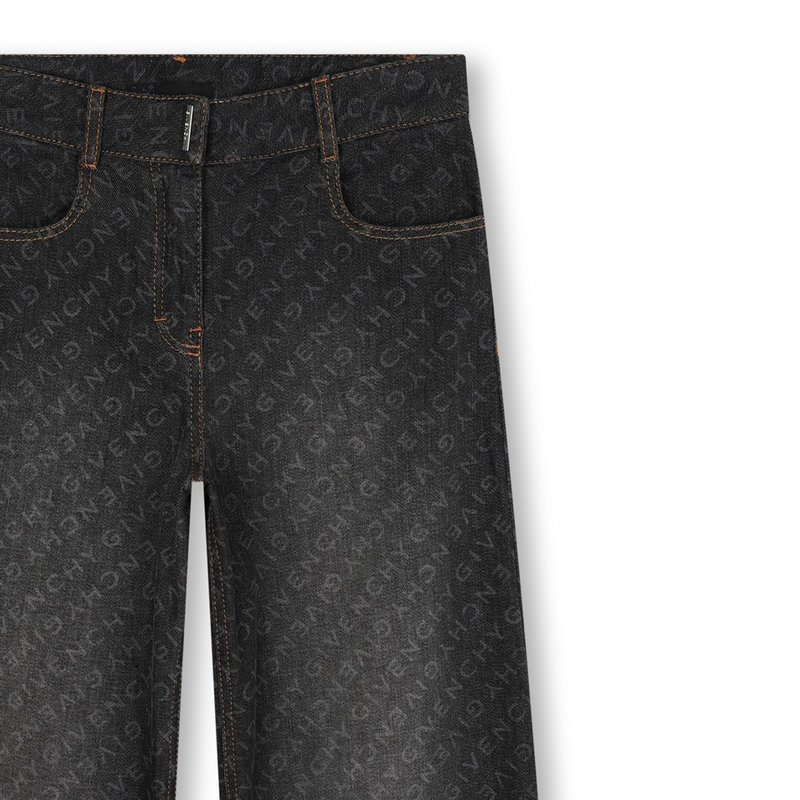 Wide-Leg Adjustable Jeans GIVENCHY 
                    GIRL