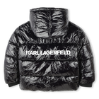 Shiny Water-Repellent Jacket KARL LAGERFELD KIDS 
                    GIRL