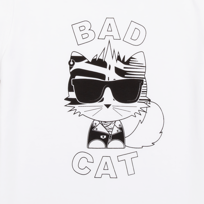 How to draw Karl Lagerfeld Cat logo 