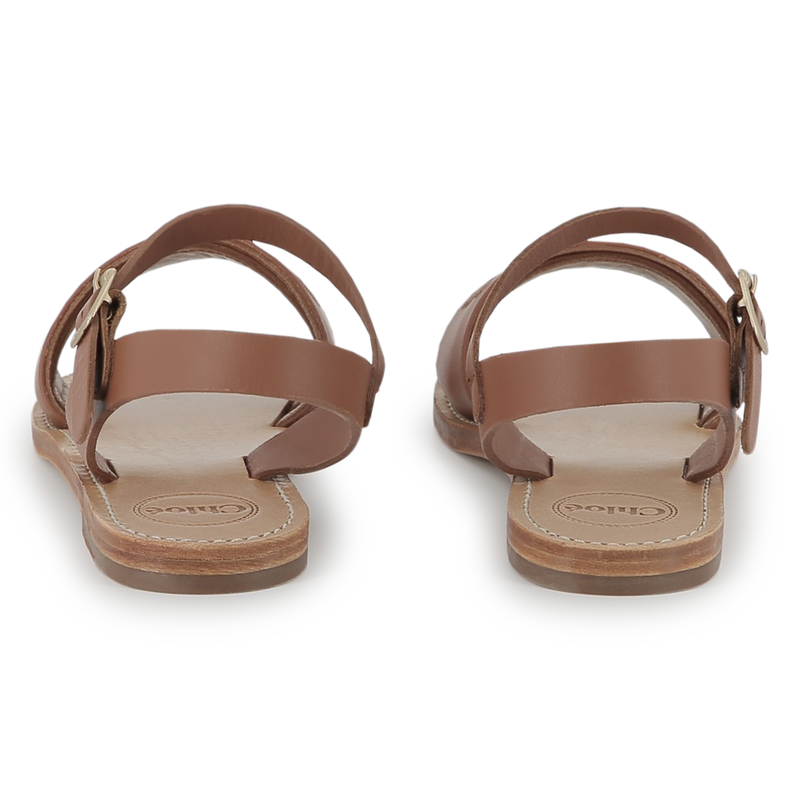 Buckled leather sandals CHLOE 
                        GIRL