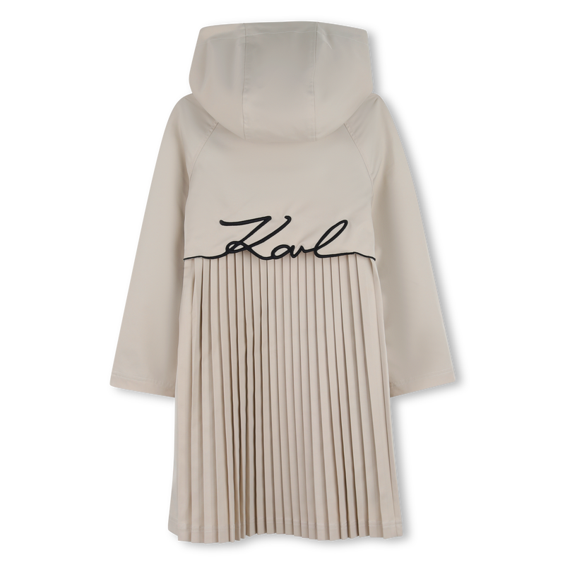 Lined Trench Coat KARL LAGERFELD KIDS 
                        GIRL