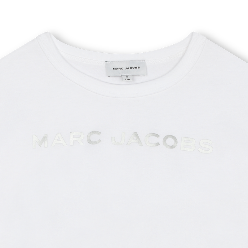 Cropped Cotton T-Shirt MARC JACOBS 
                    GIRL
