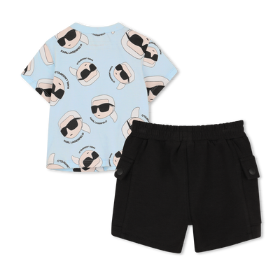 Shorts Outfit Set KARL LAGERFELD KIDS BOY