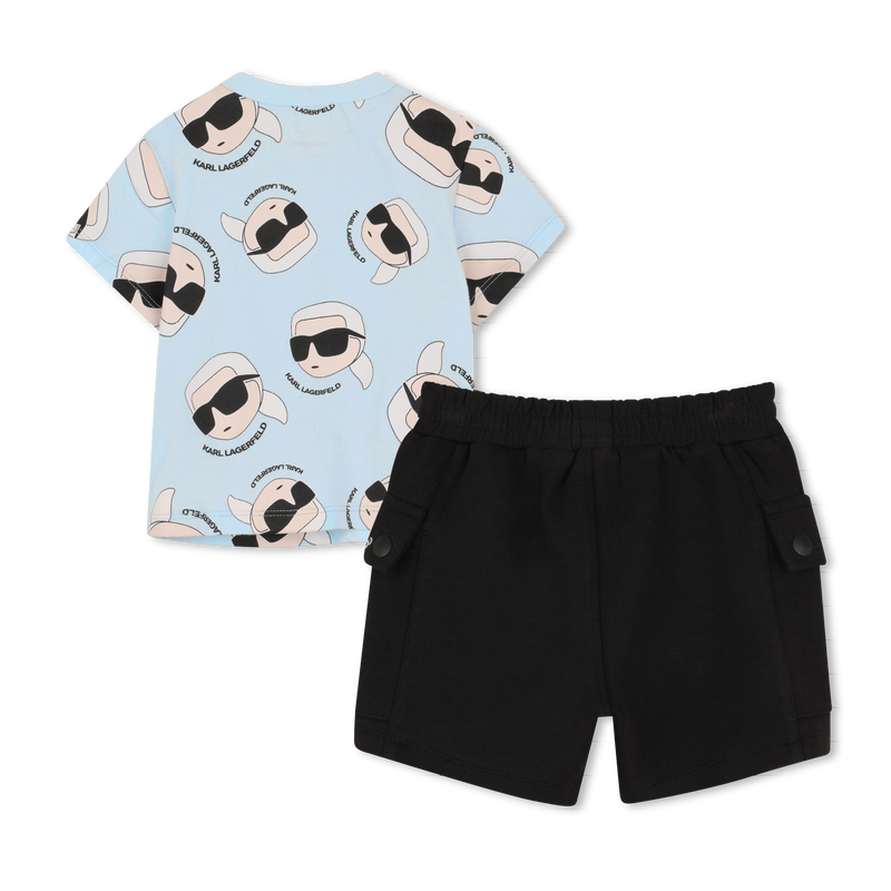 Shorts Outfit Set KARL LAGERFELD KIDS 
                        BOY