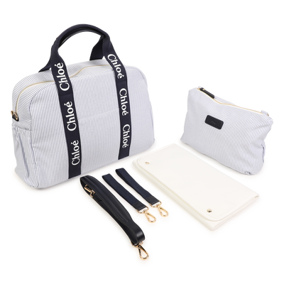 Striped Diaper Bag & Pouch CHLOE GIRL