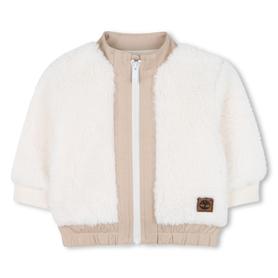 Fleece cardigan with zip-up lining TIMBERLAND BOY