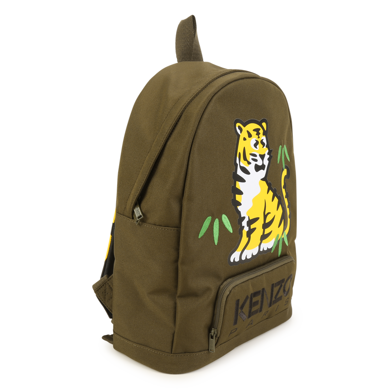 Kenzo Kids Olive Green Backpack