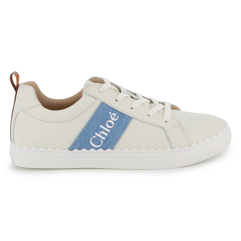 Cowhide Leather Sneakers CHLOE 
                        GIRL