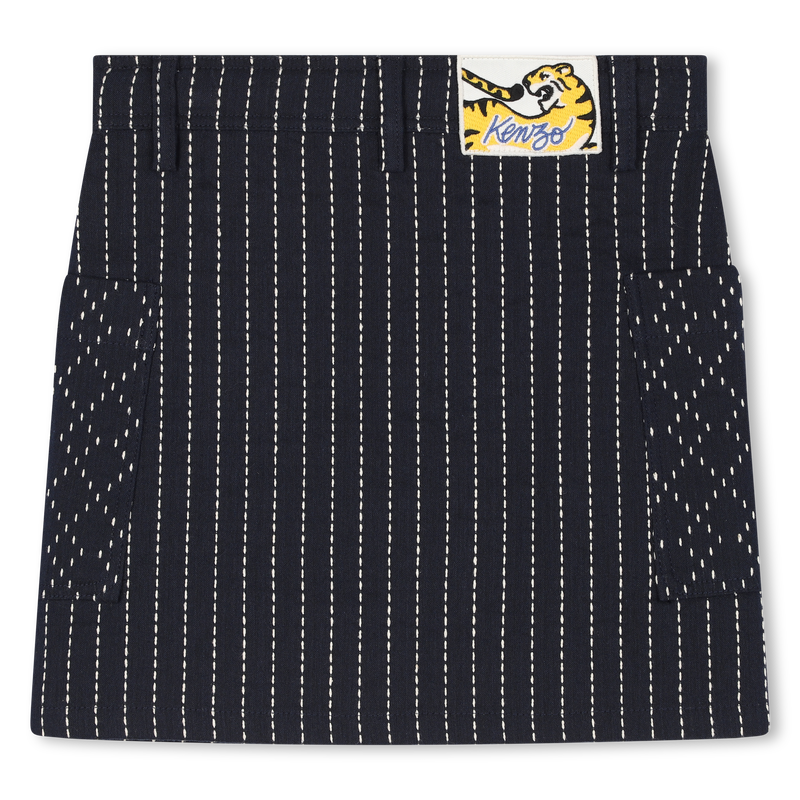 Straight Press-Stud Skirt KENZO KIDS 
                    GIRL