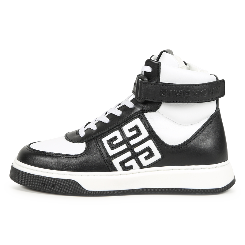 Lace-Up Leather Sneakers GIVENCHY 
                    BOY